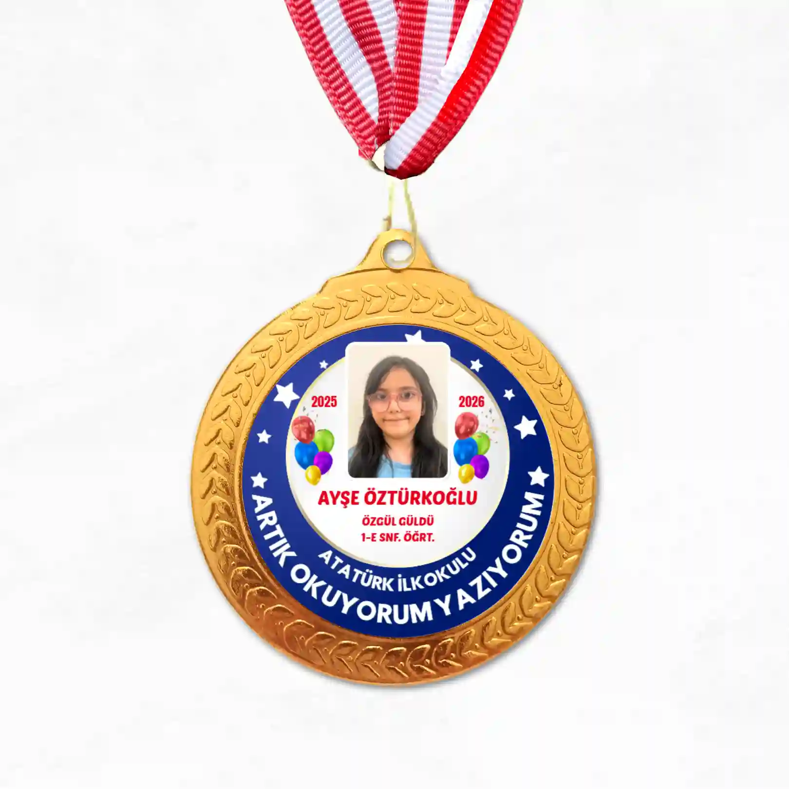 1 sinif madalya ornekleri