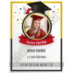 Mezuniyet Magneti Fotoğraflı