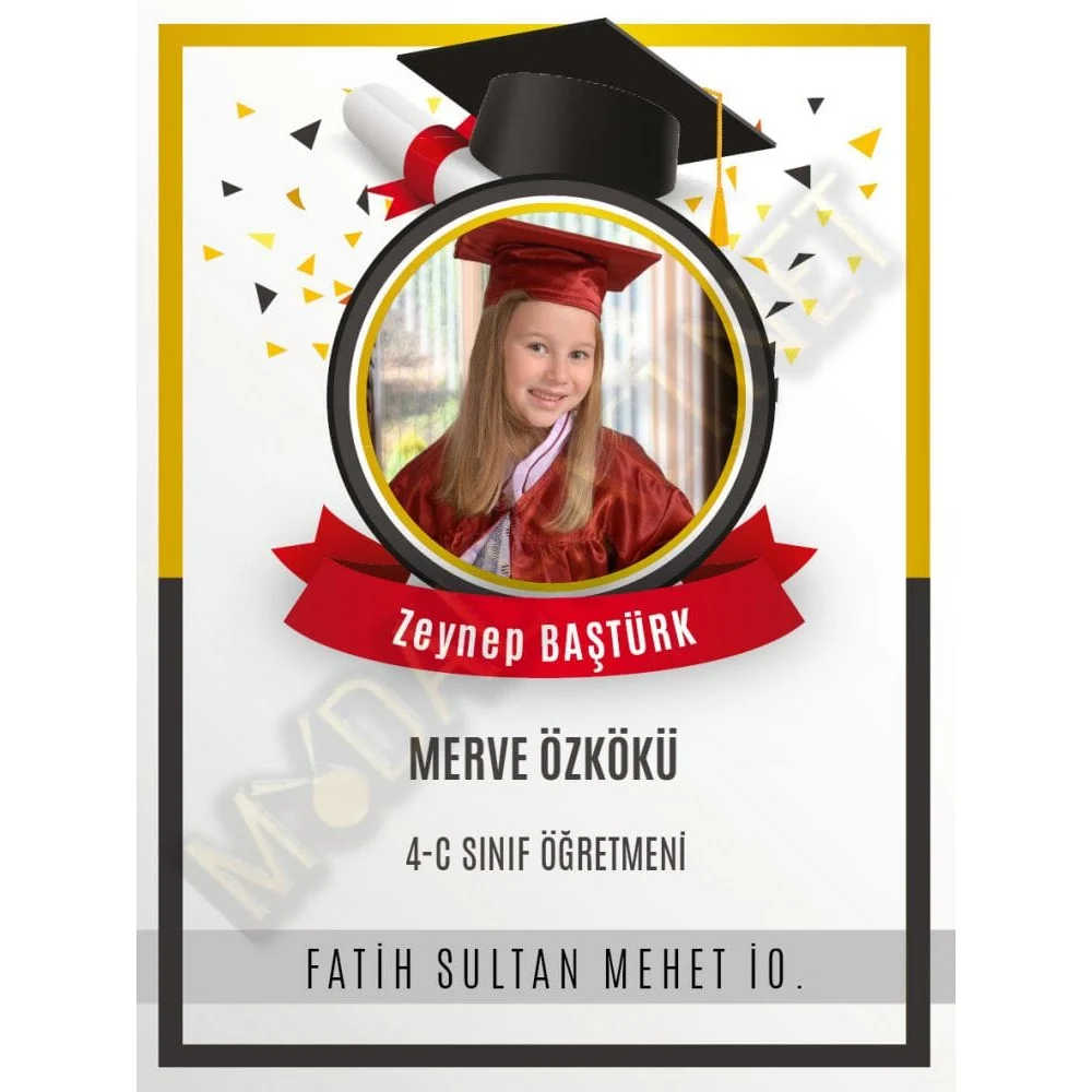 Mezuniyet Magneti Fotoğraflı