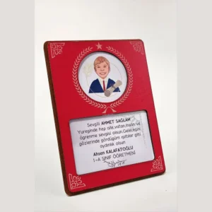 Okuma Bayramı Plaketi - Kırmızı
