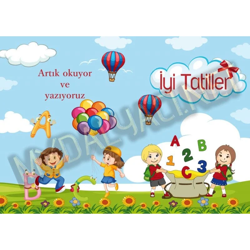 Okuyorum Yazıyorum Belgeli Karne Kabı